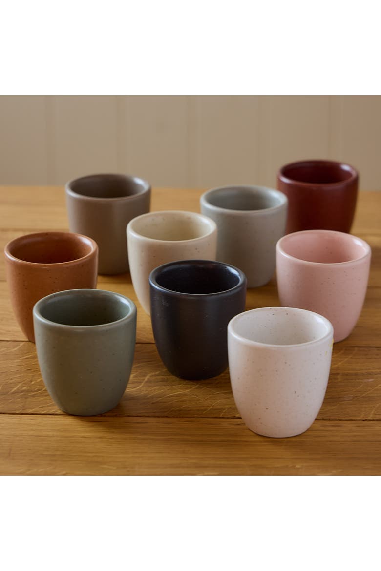 Pacifica Set/6 espresso cups, Alternate, color, Salt