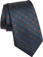 ZEGNA TIES Paisley Medallion Mulberry Silk Tie