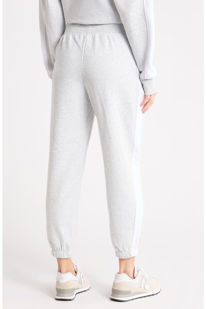 Cloud Plush Joggers, Alternate, color, HEATHER GREY/ WHITE