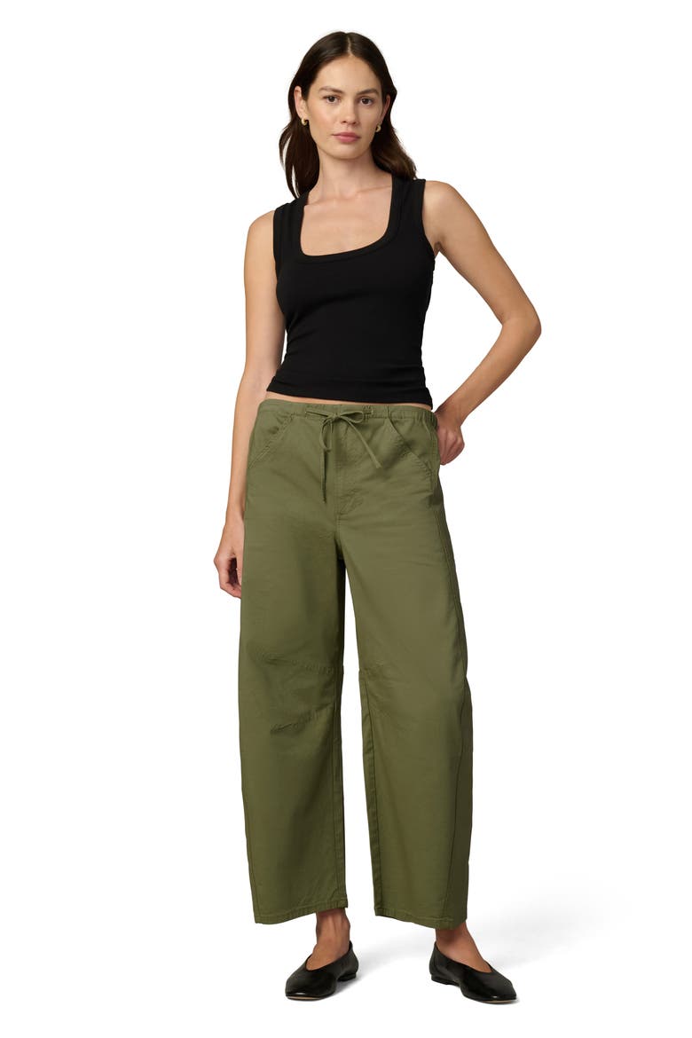 The Bowie Cotton Blend Drawstring Pants, Alternate, color, MARTINI