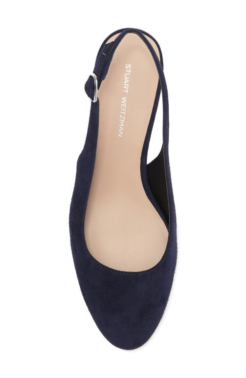 Stuart Weitzman Bridget Slingback Pump In Nice Blue