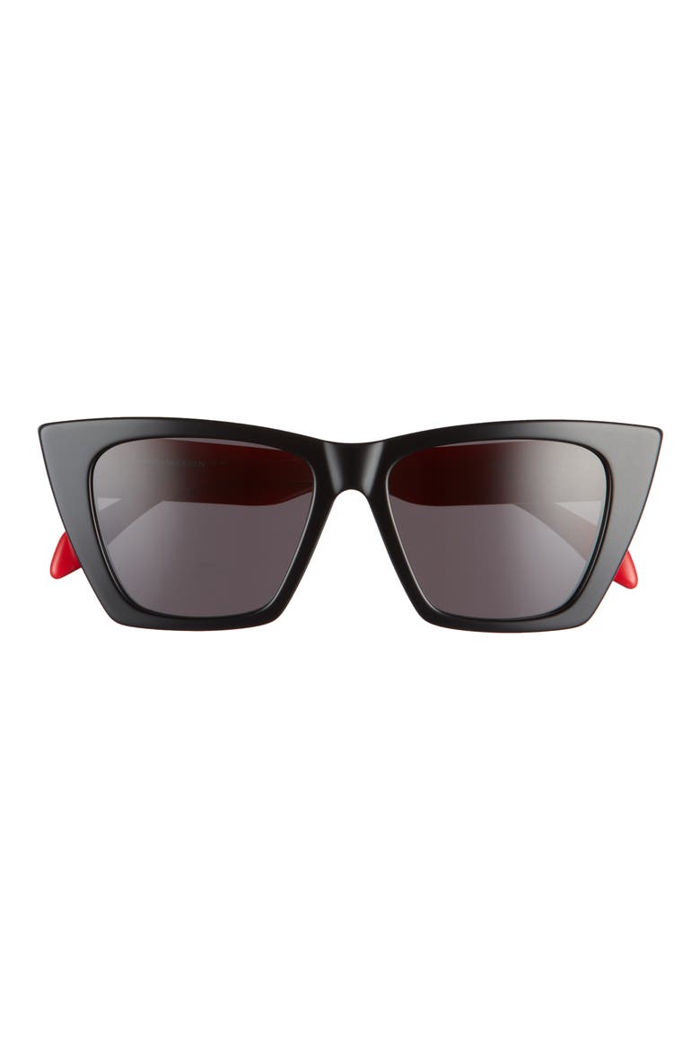 Alexander McQueen 54mm Gradient Cat Eye Sunglasses video