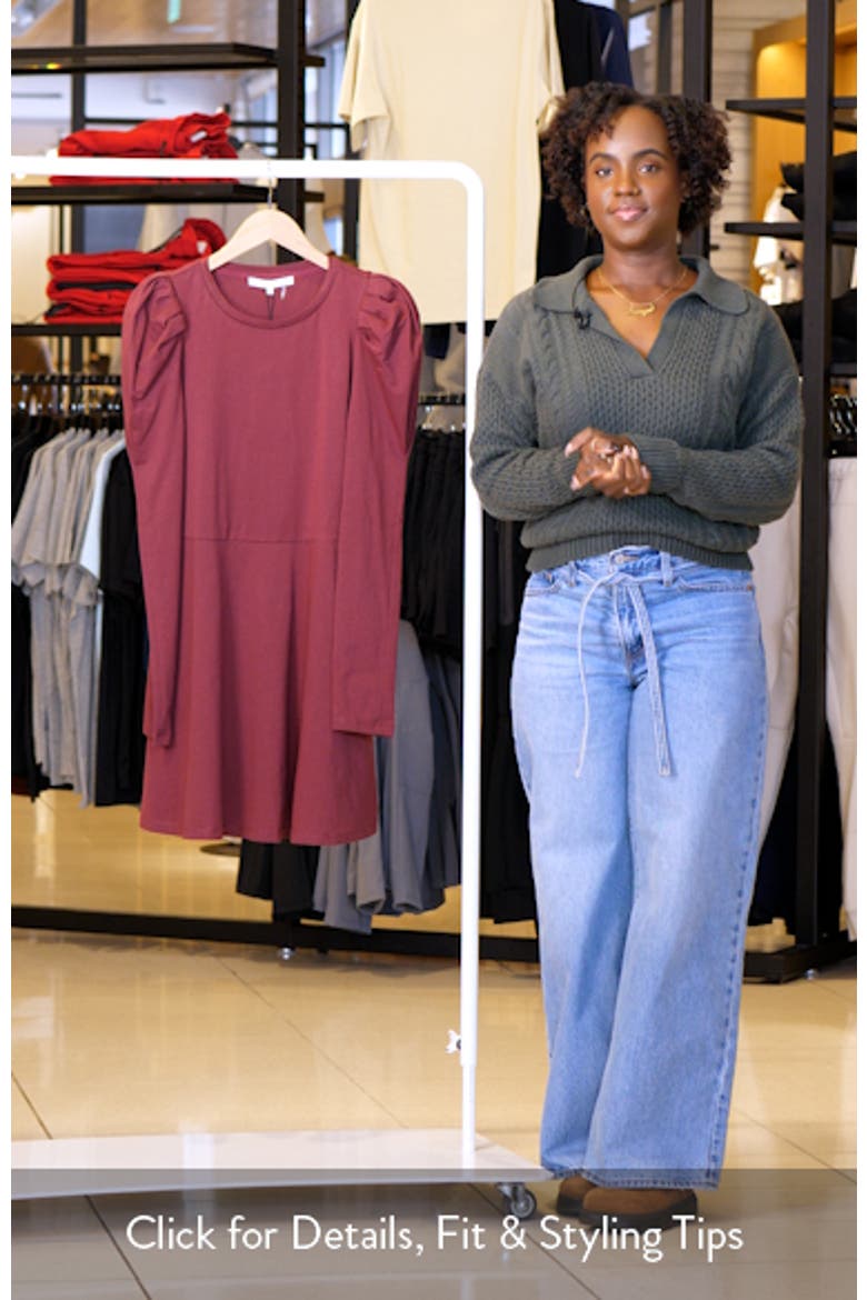 Long Puff Sleeve Minidress video