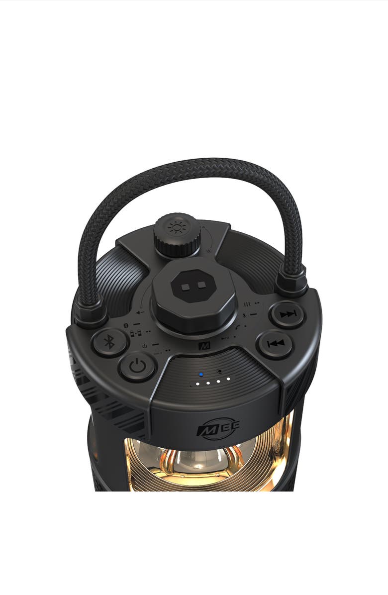MEE audio lightSPKR Bluetooth Wireless Speaker w/ Camping Lantern, Alternate, color, Midnight Black