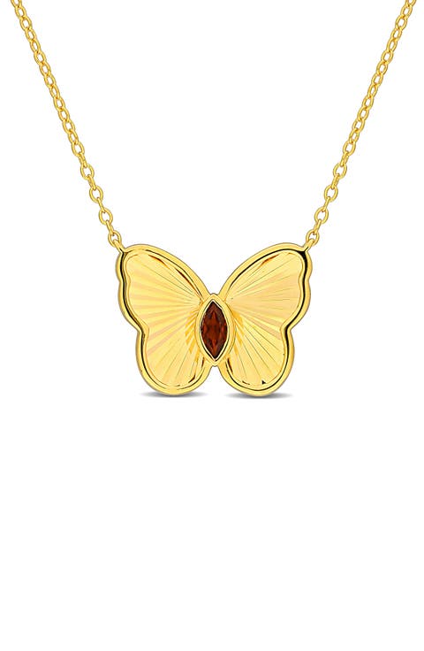 Butterfly Pendant Necklace