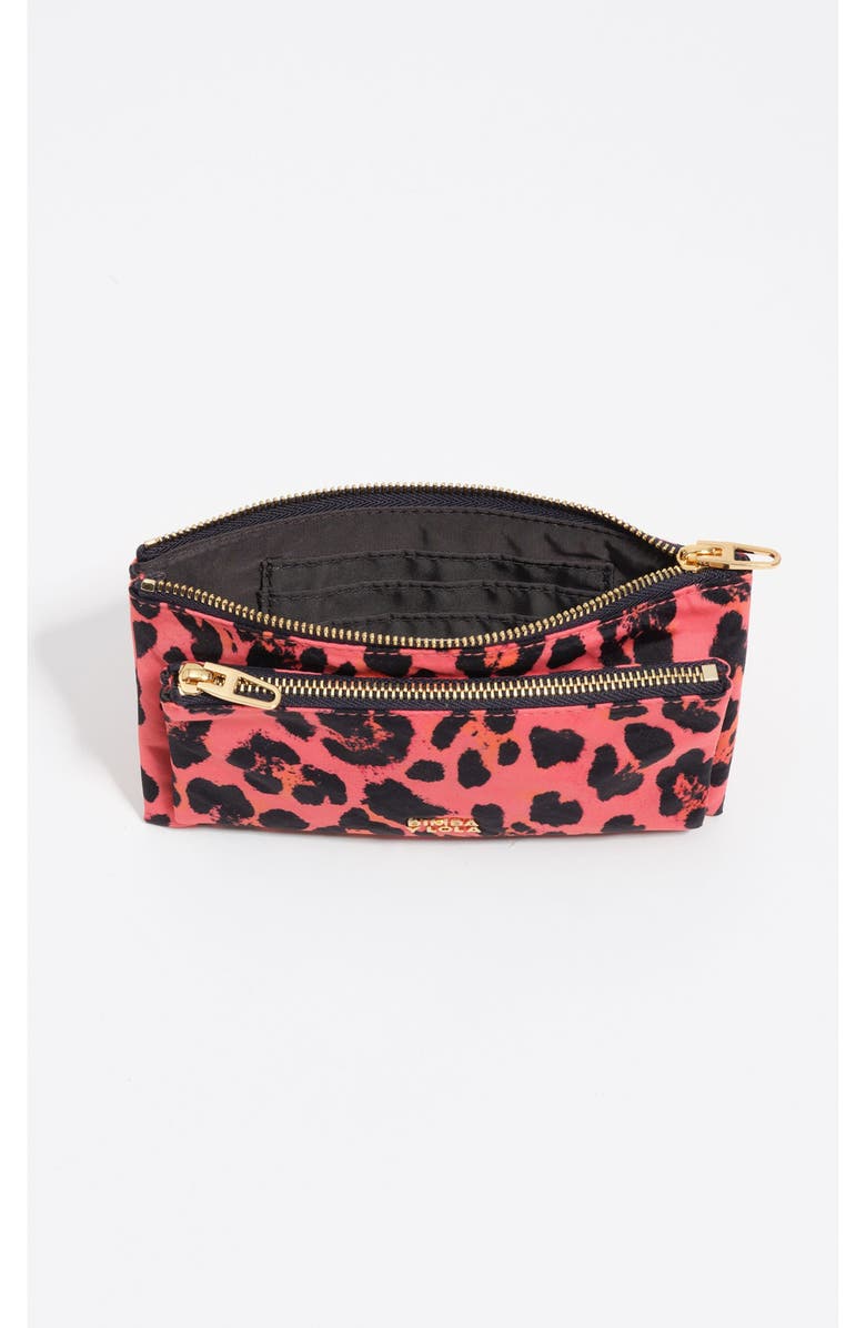 Bimba y Lola Nylon Coin Purse, Alternate, color, Leopard Electric Pink