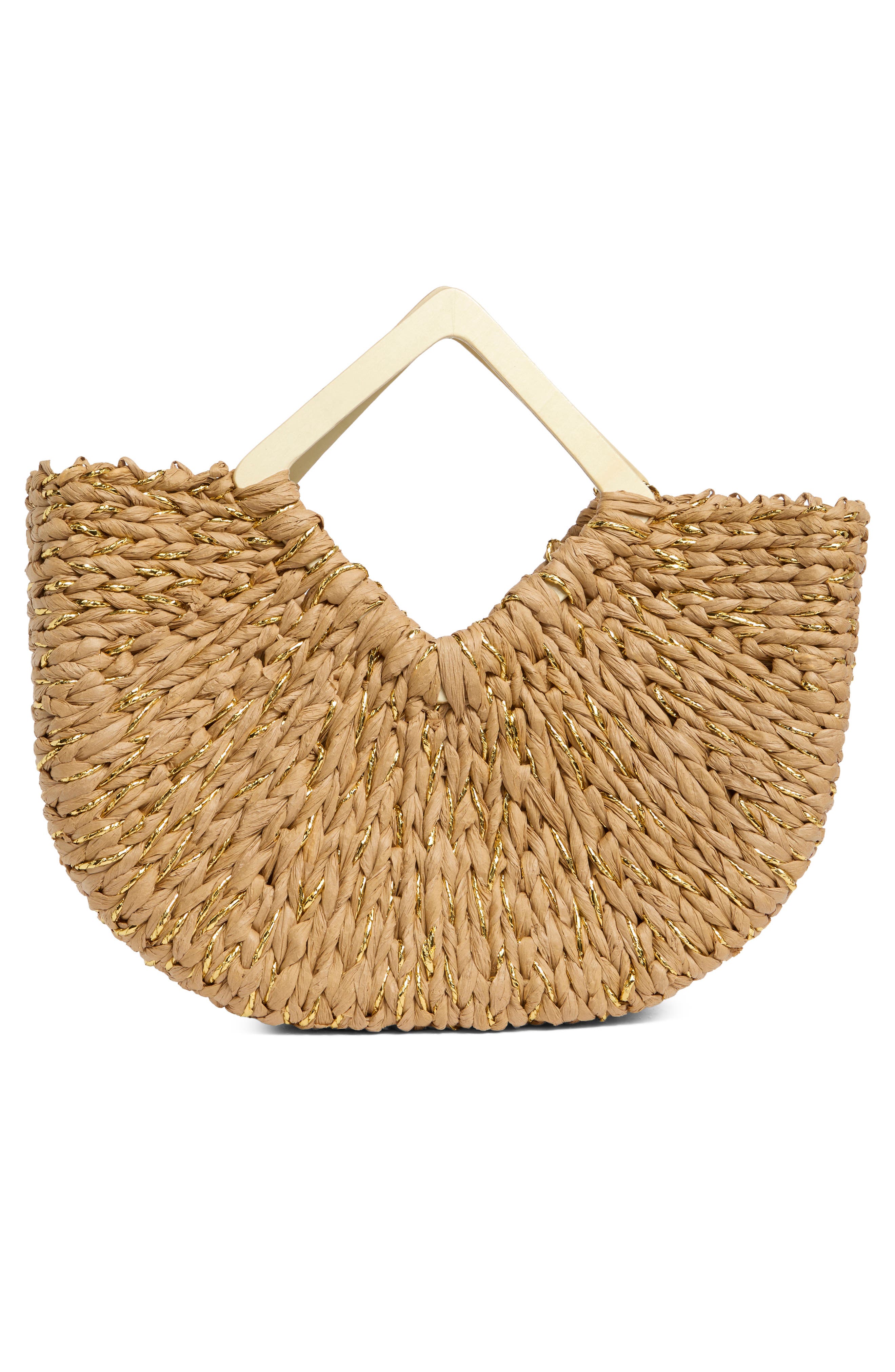 ALESSIA BIANCHI Triangle Handle East/West Tote Bag, Alternate, color, Taupe