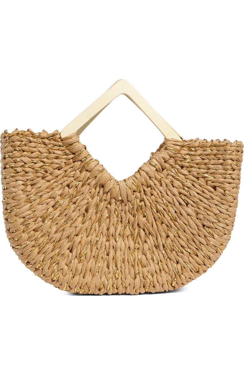 ALESSIA BIANCHI Triangle Handle East/West Tote Bag, Alternate, color, Taupe