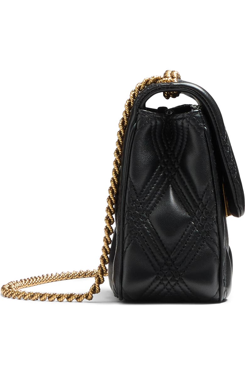 Valentino Garavani Medium Quiltie 67 Quilted Leather Shoulder Bag, Alternate, color, Black