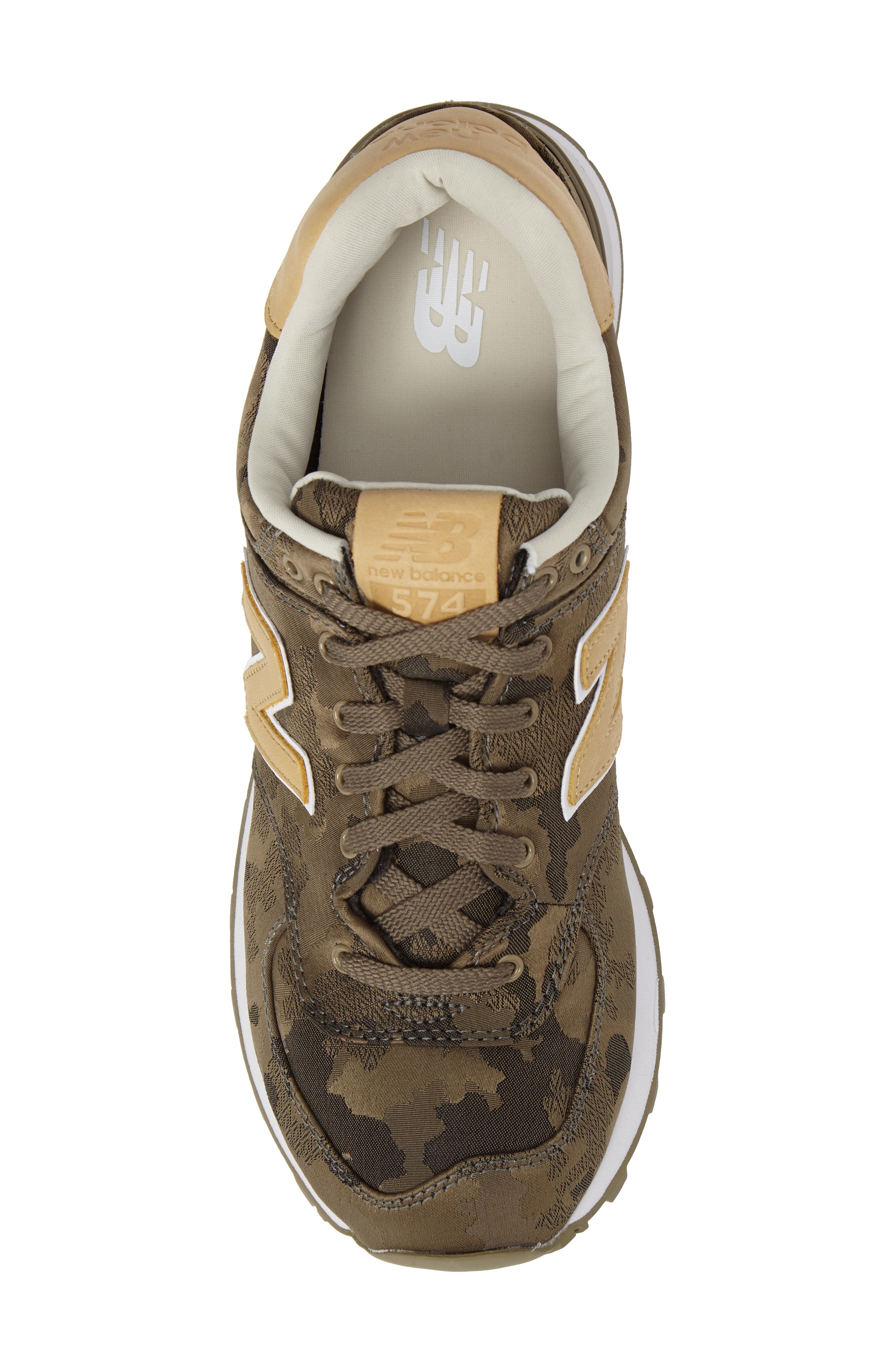 New Balance 574 Camo Sneaker, Alternate, color, 