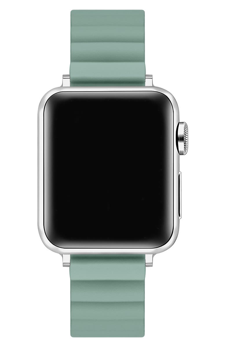 Posh Tech Silicone Apple Watch<sup>®</sup> Watchband, Alternate, color, Sage Green