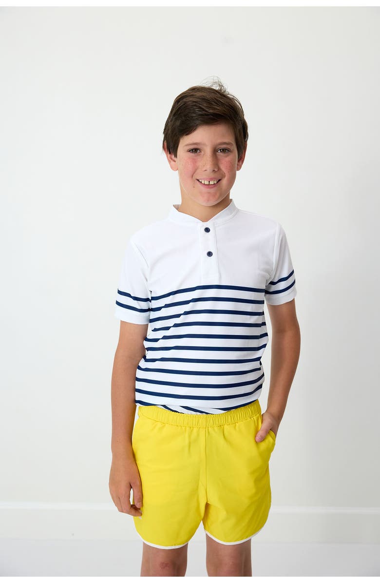 Courtside Kids Boys Blade Shirt, Alternate, color, Navy Stripe