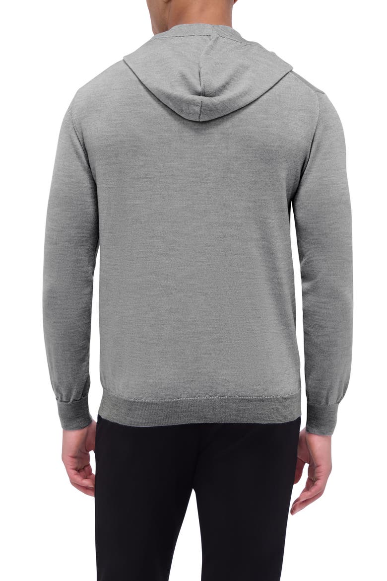 Merino Wool Hooded Sweater, Alternate, color, GRAPHITE