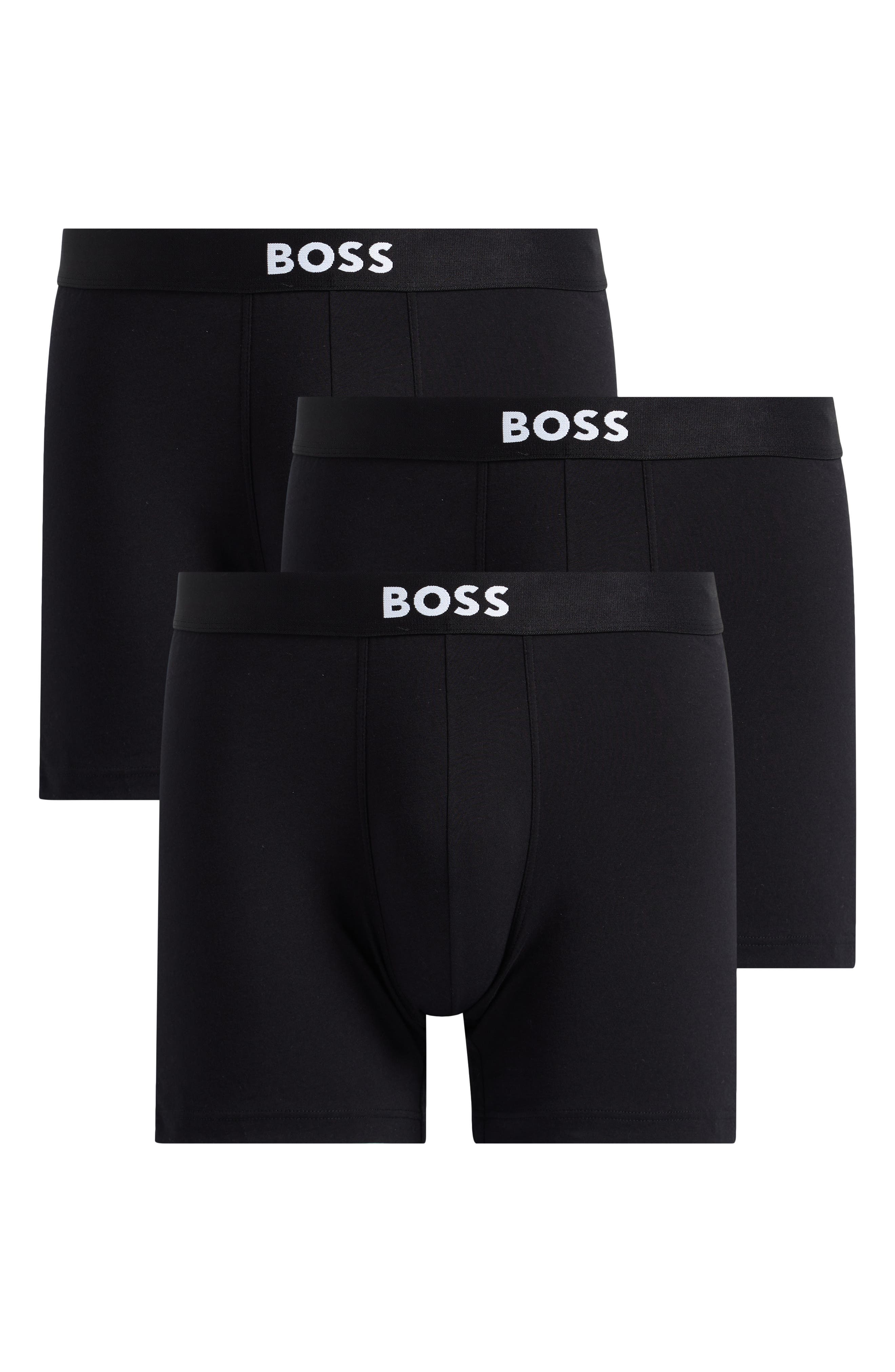 BOSS 3-Pack ONE Stretch Cotton Boxer Briefs (Men) | Nordstrom