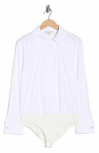 Collared Wrap Front Bodysuit