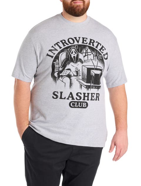 Big & Tall Introverted Social Club Graphic Tee