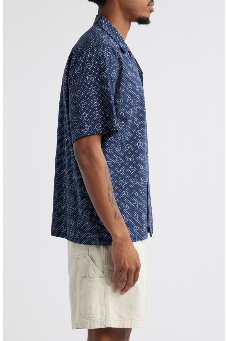Furoshiki Camp Shirt, Alternate, color, FUROSHIKI PRINT BLUE