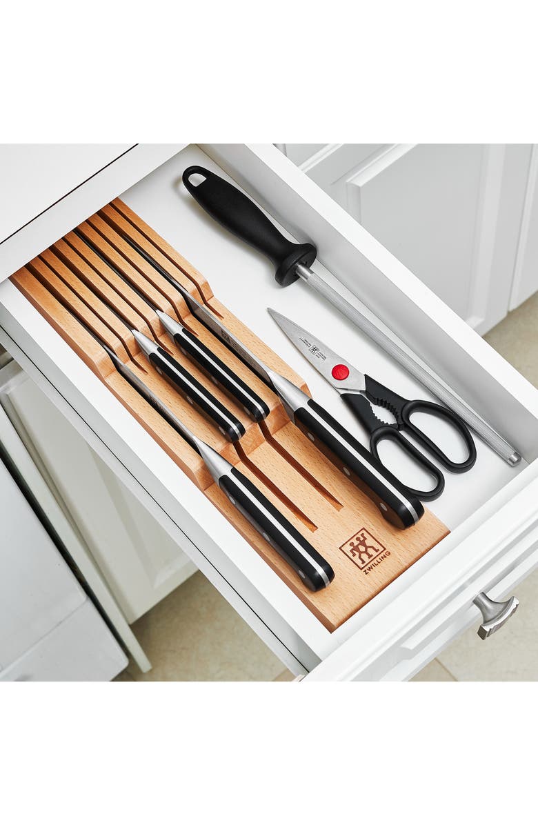 ZWILLING In Drawer Knife Organizer, Alternate, color, Natural