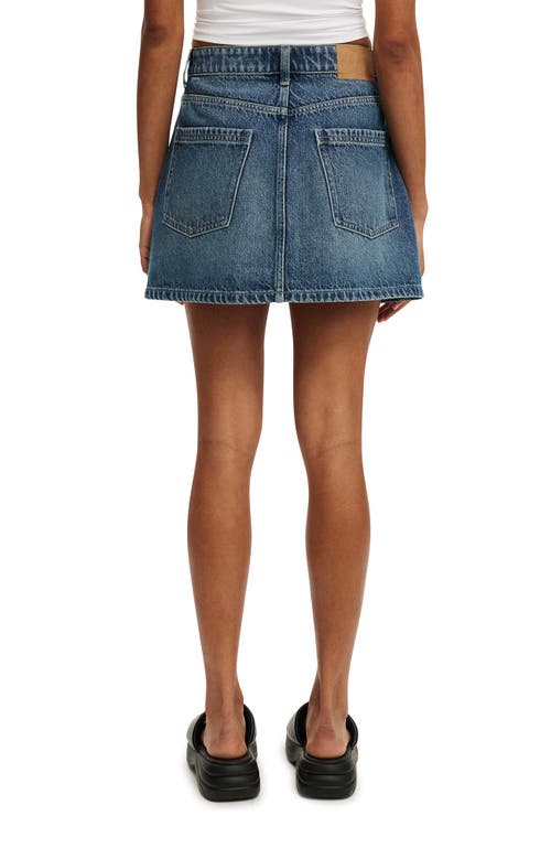 Cotton On Original Denim Mini Skirt In Blue
