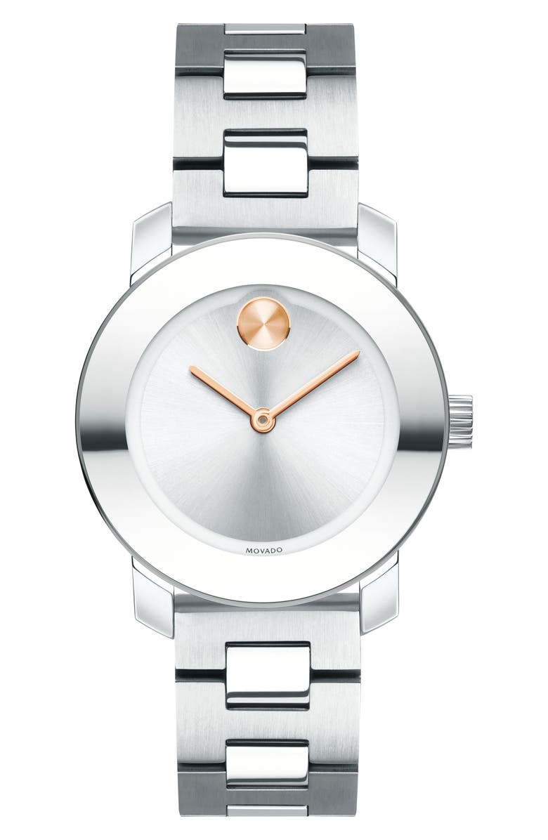 Movado Bold Bracelet Watch, 30mm, Main, color,