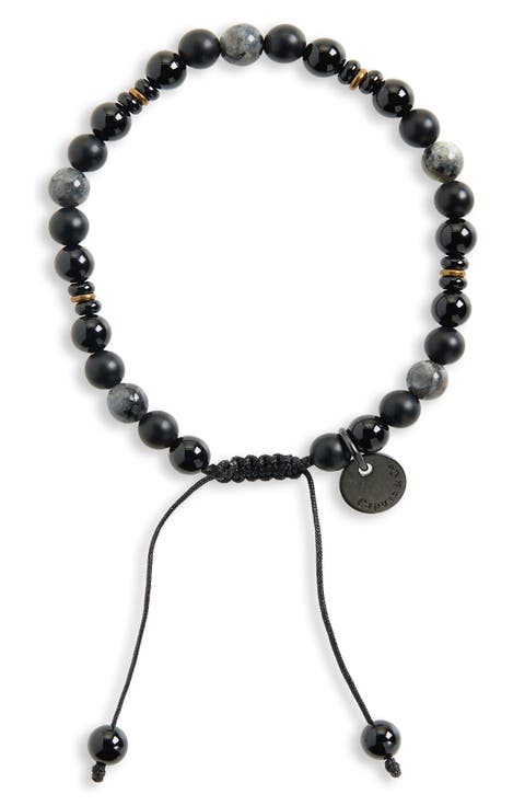 Men's Aura Gemstone Slider Bracelet