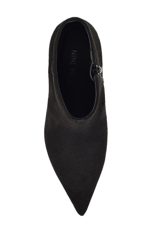 Nine West Serri Block Heel Bootie In Black