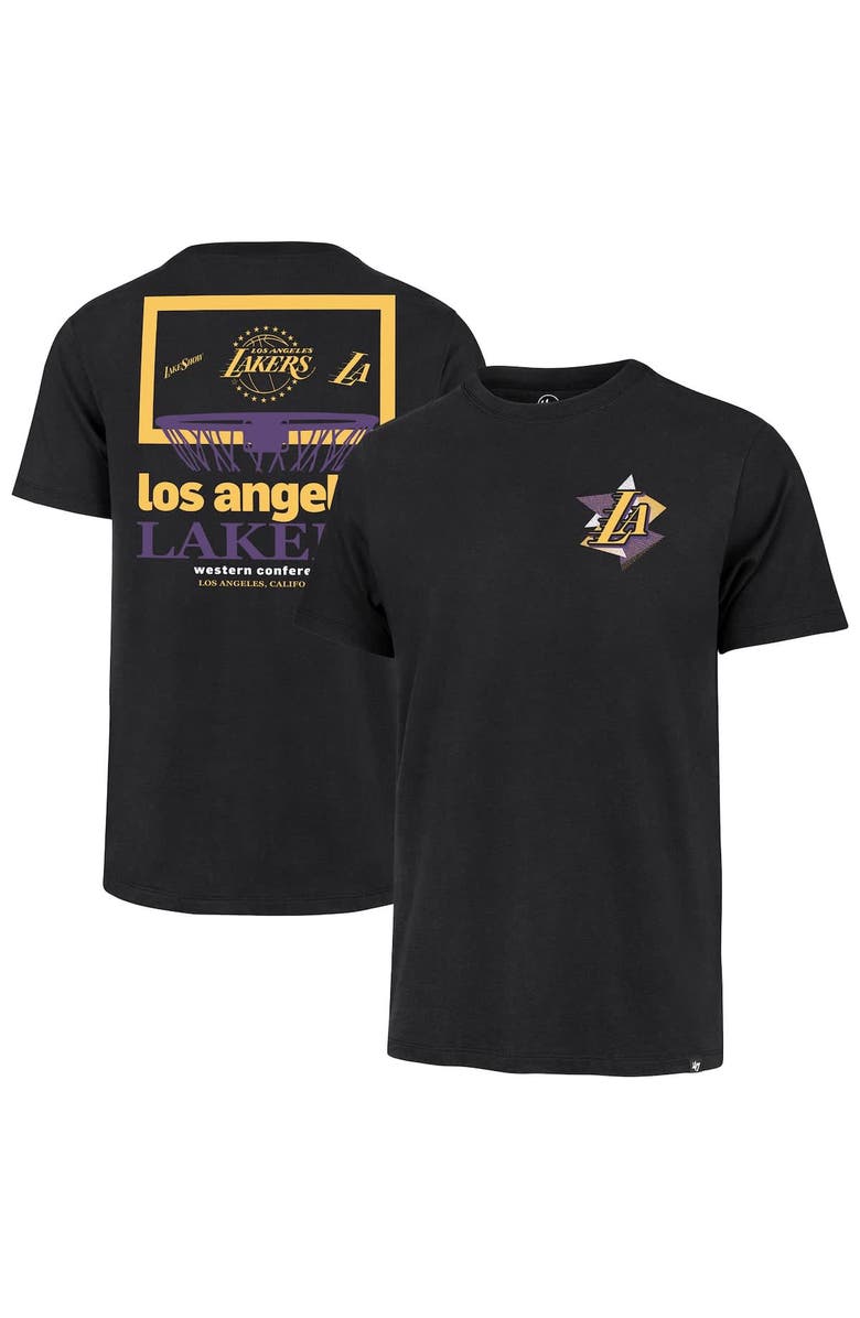 '47 Men's '47 Black Los Angeles Lakers City Edition Backboard Franklin T-Shirt, Alternate, color, Black