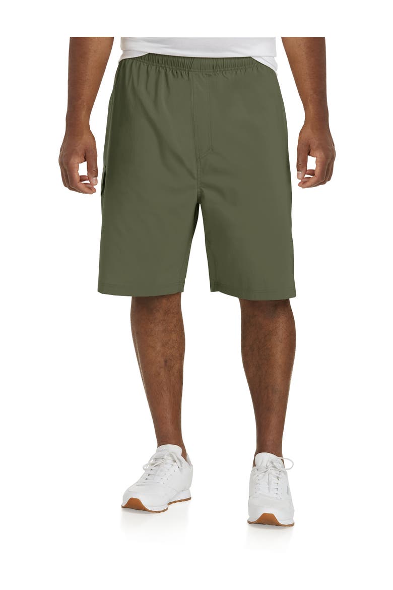 Big & Tall Performance Ripstop Cargo Shorts, Main, color, OLIVE