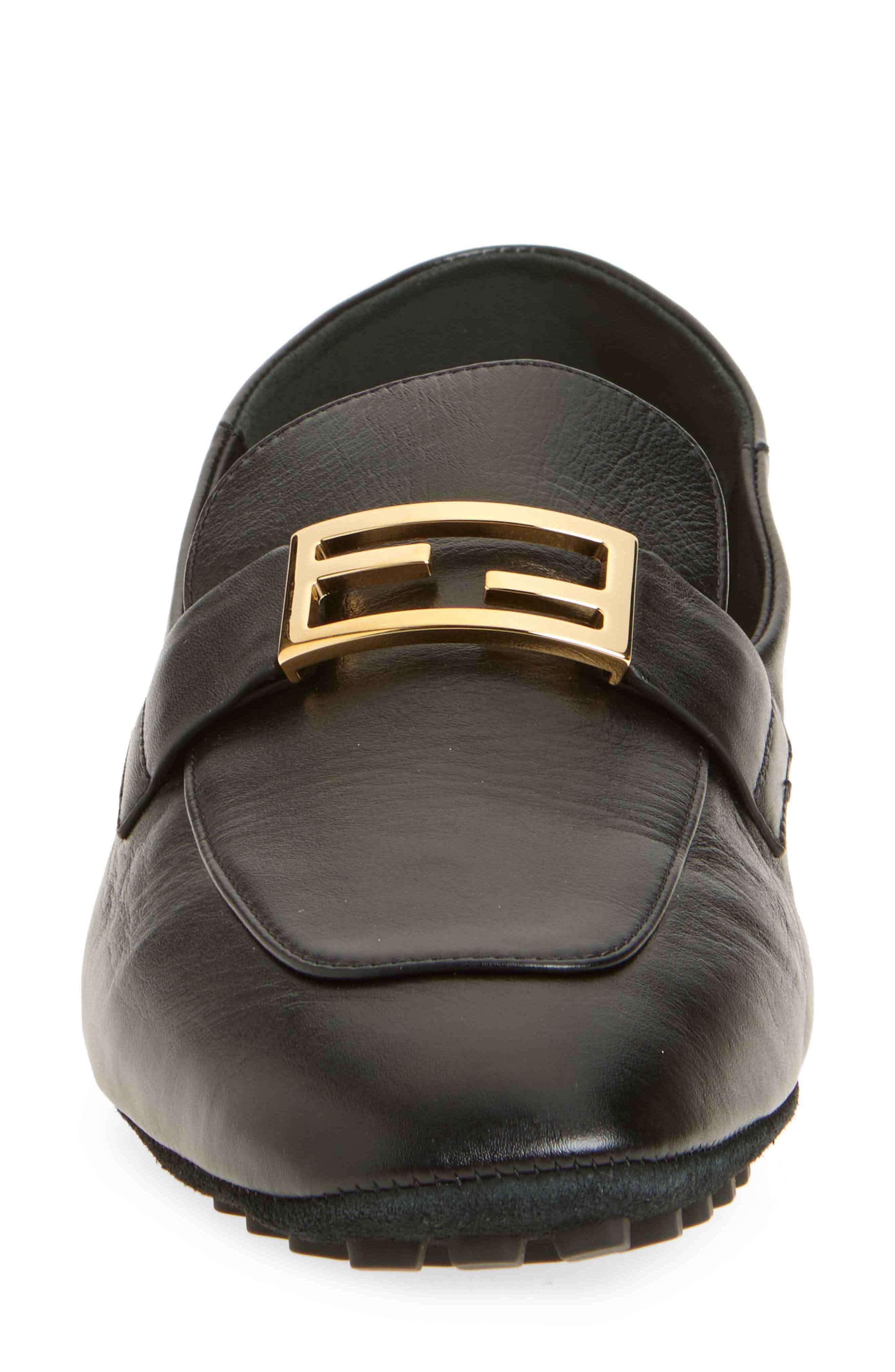Fendi Baguette Driving Loafer, Alternate, color, 