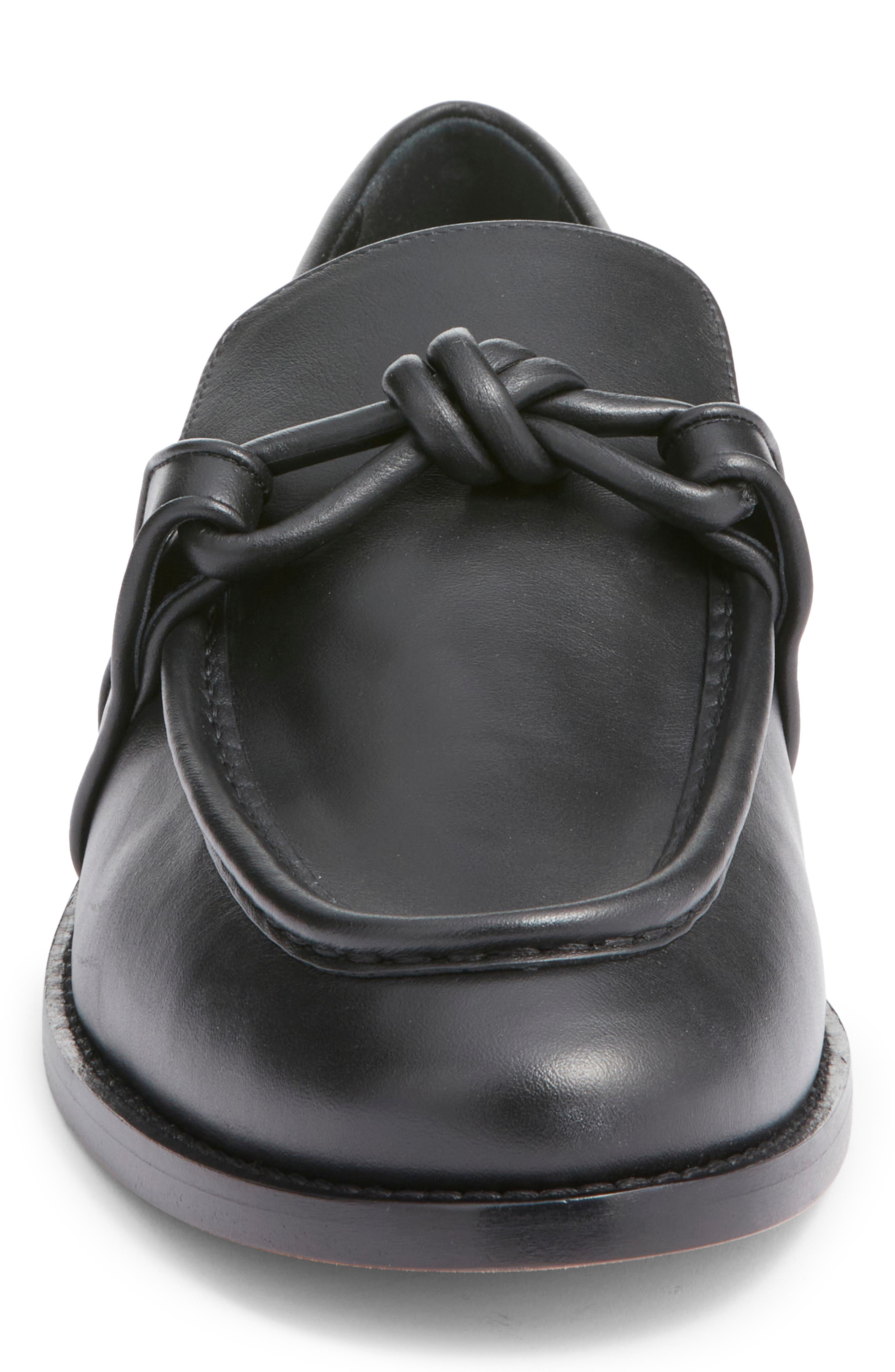 Bottega Veneta Astaire Knot Bit Loafer, Alternate, color, 1000 Black