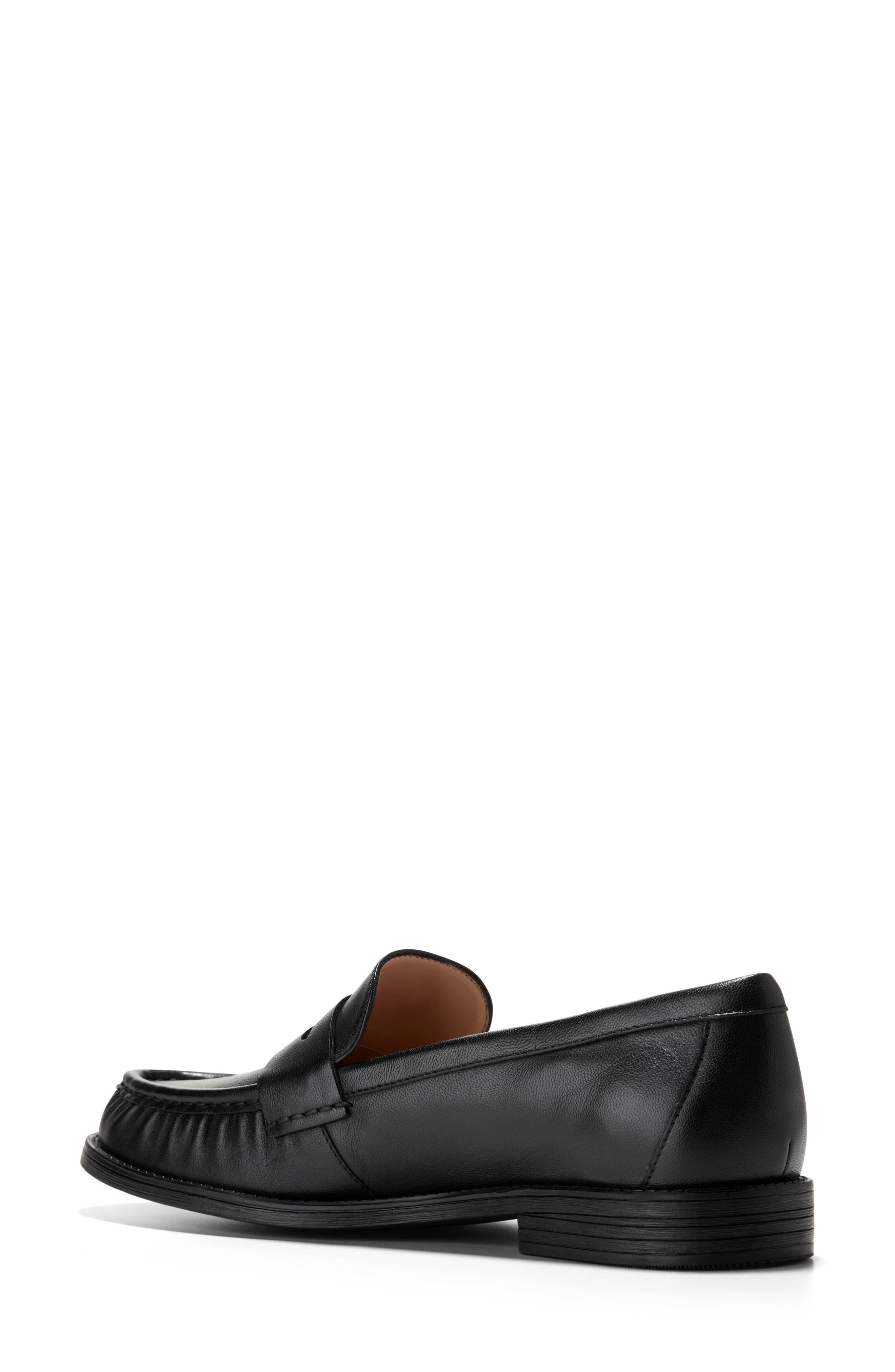 Cole Haan Stassi Penny Loafer, Alternate, color, Black Leather