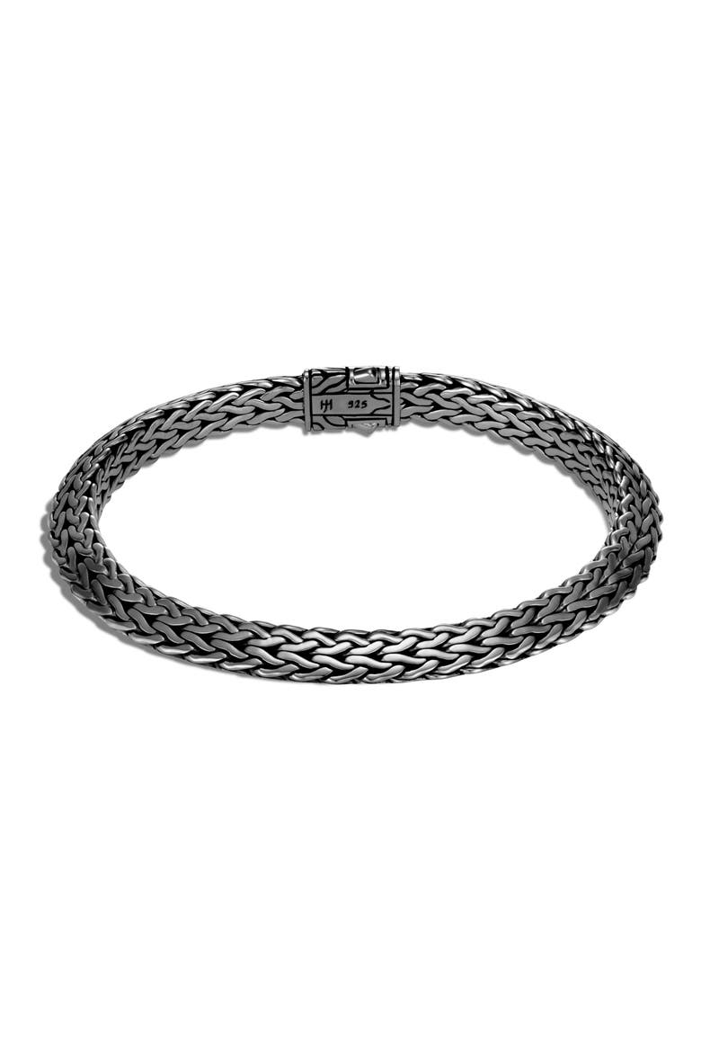 Tiga Chain 6.4mm Black Rhodium Diamond Pavé Bracelet, Alternate, color, BLACK RHODIUM/ DIAMOND