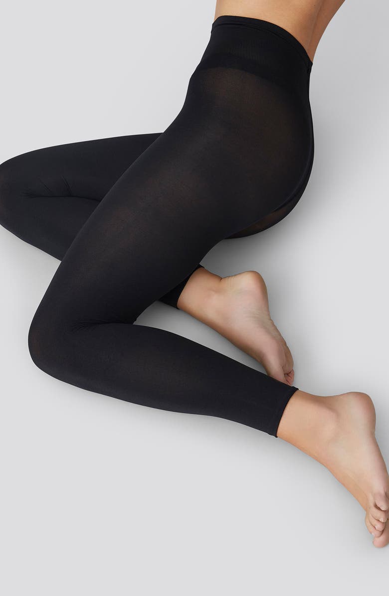 Swedish Stockings Lia 100-Denier Leggings, Alternate, color, Black