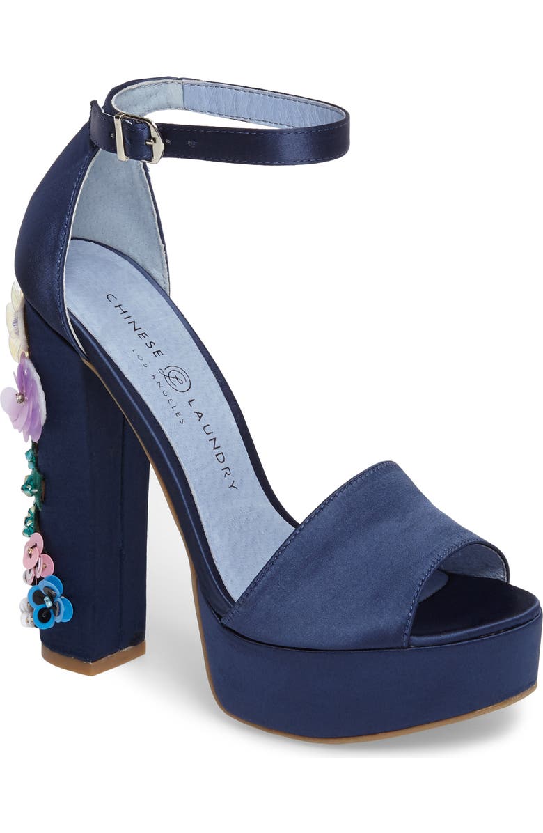 Chinese Laundry Aloha Embellished Platform Sandal, Main, color,