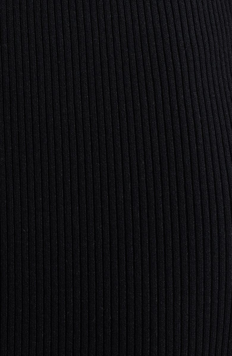 Elie Tahari The Myra Contrast Trim Knit Midi Dress, Alternate, color,