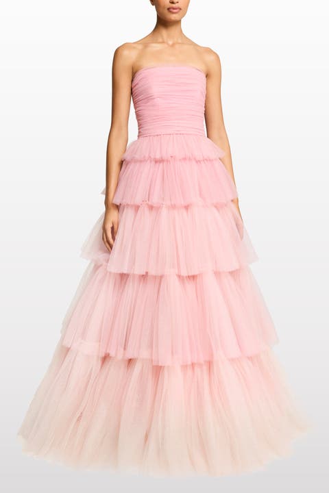 Adore Tiered Bow Gown