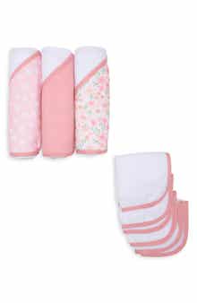 Kids' 9-Piece Hooded Towel and Washcloth Set