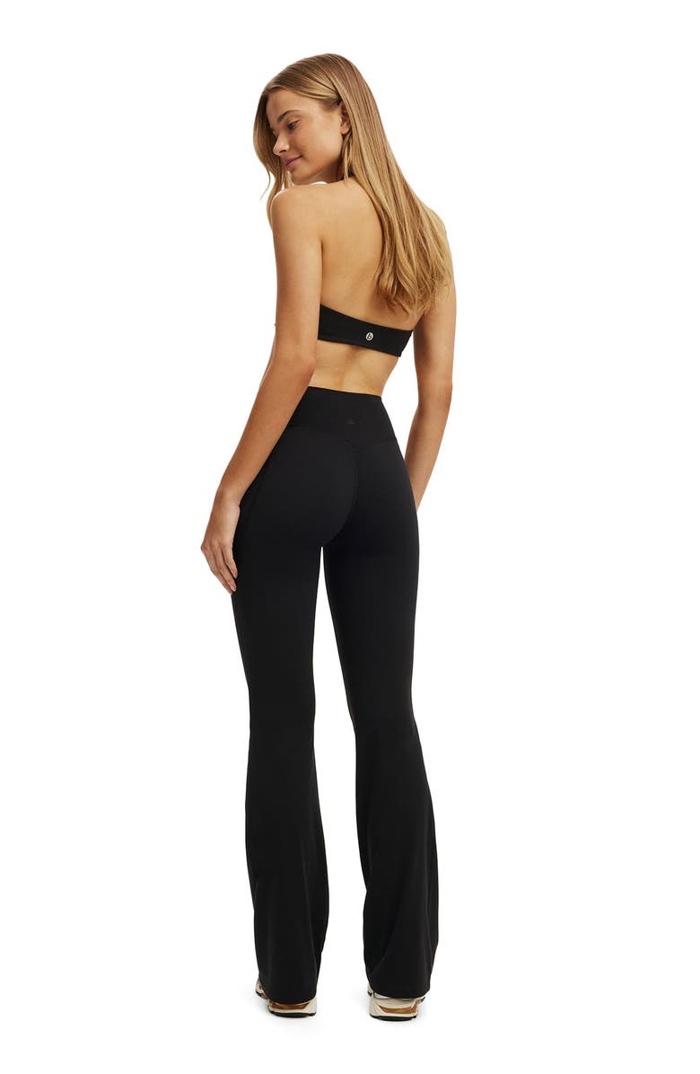 COTTON ON BODY Women's Active Ultra Luxe Invisible Scrunch Flare, Alternate, color, Black