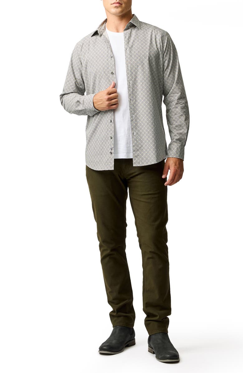 Rodd & Gunn Henderson Valley Long Sleeve Button-Up Shirt, Alternate, color, Maple