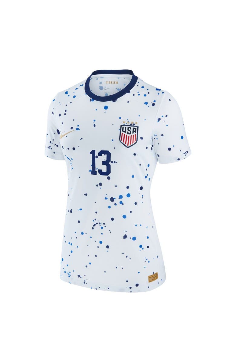 Nike Women's Nike Alex Morgan White USWNT 2023 Home Replica Jersey, Alternate, color,