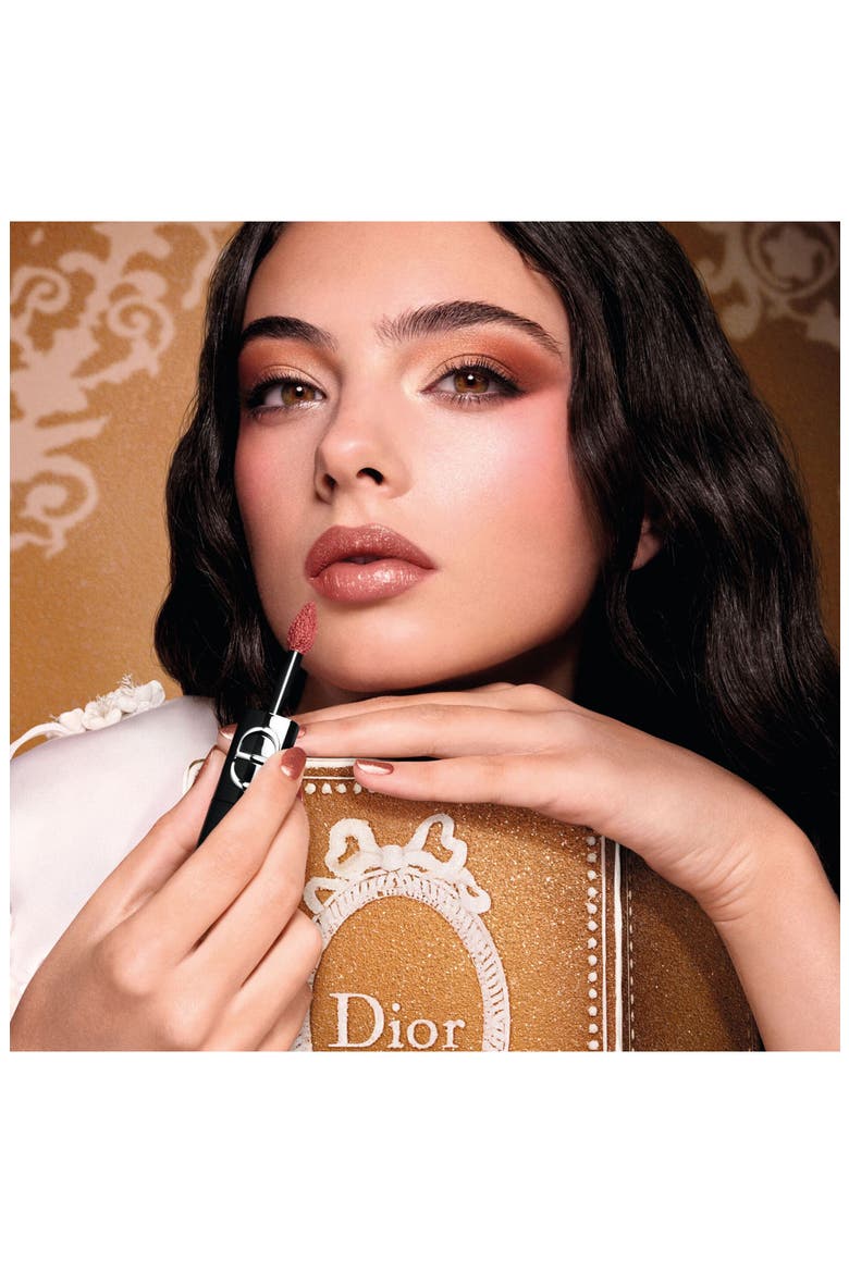Rouge Dior Forever Liquid Sequin Duo (Limited Edition), Alternate, color, 100 SWEET NUDE