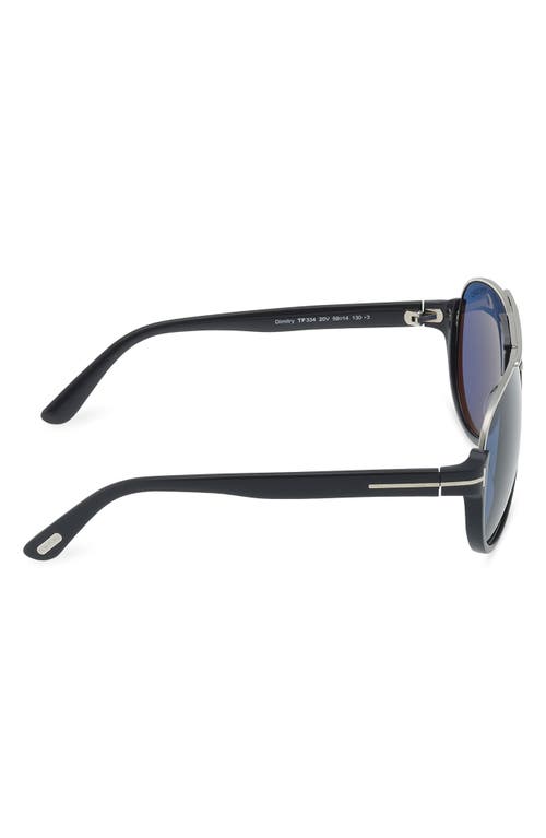Tom Ford 'dimitry' 59mm Aviator Sunglasses In Multi