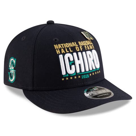Men's  New Era Ichiro Suzuki Navy Seattle Mariners 2025 Baseball Hall of Fame Low Profile 9FIFTY Snapback Hat