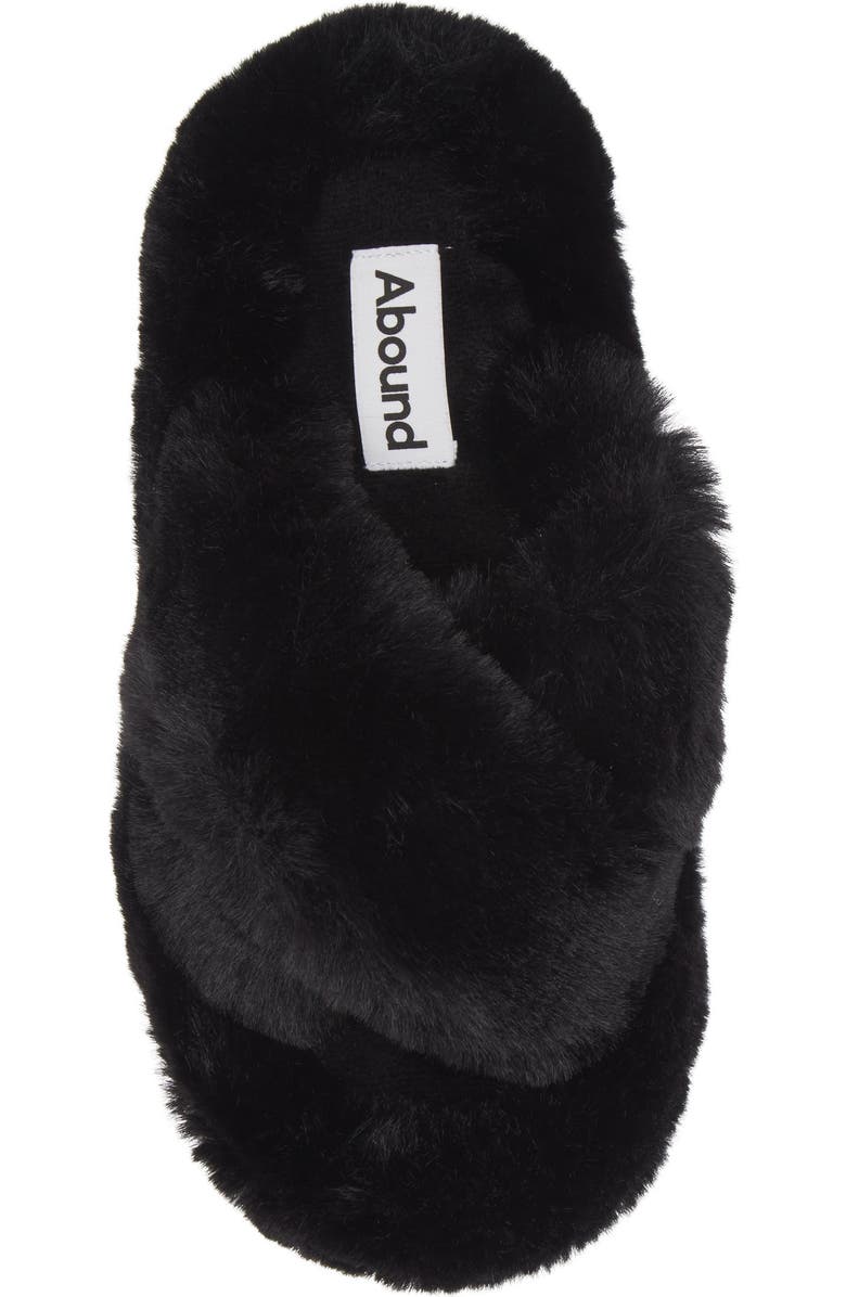 Abound Sonya Faux Fur Slipper, Alternate, color,