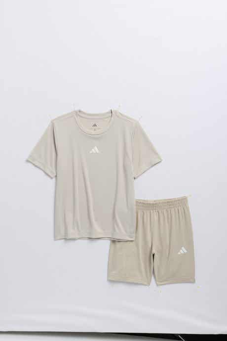 adidas Kids' Jersey T-Shirt & Shorts Set