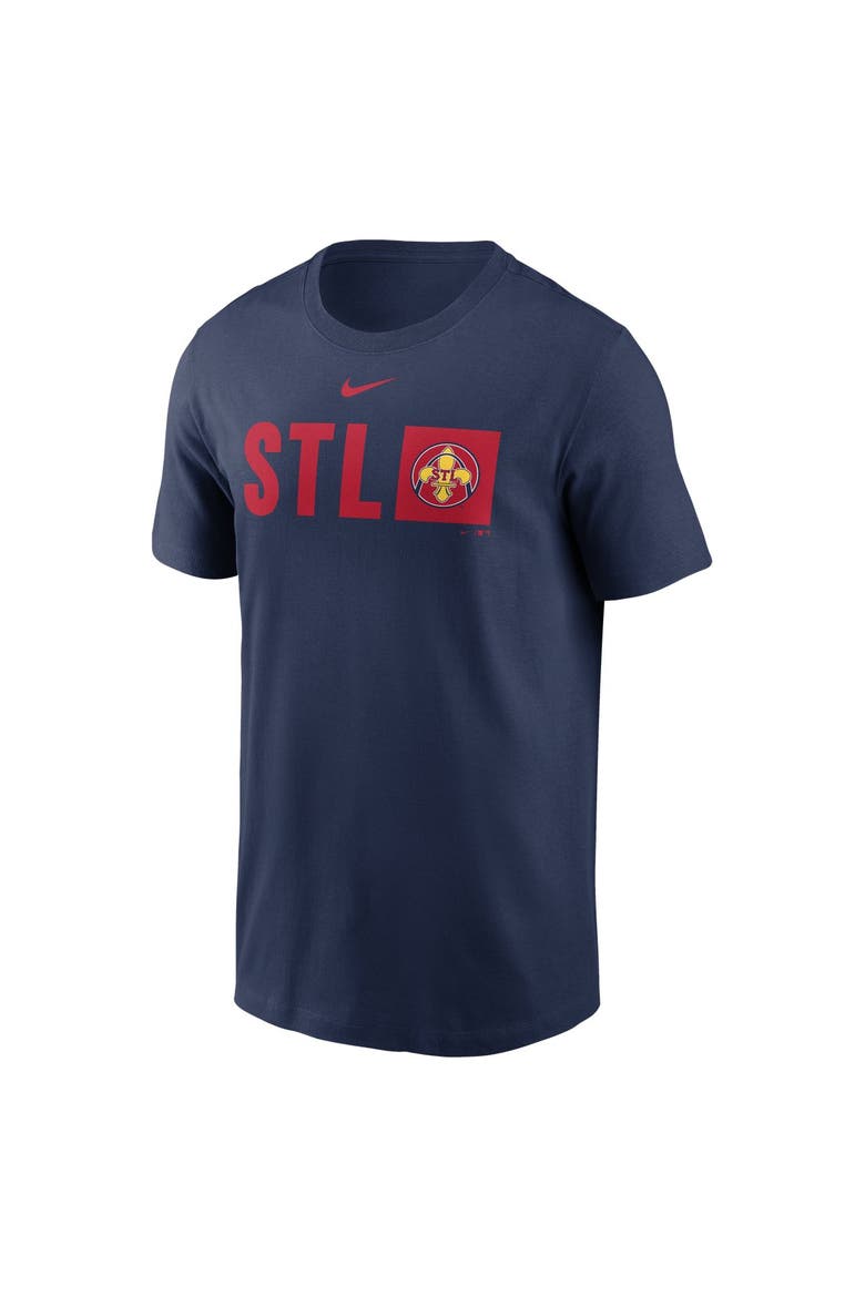 Men's Nike Navy St. Louis Cardinals City Connect Tricode T-Shirt, Alternate, color, Navy