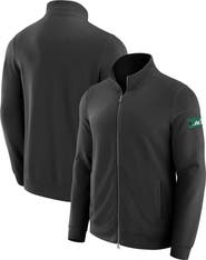 J. Palmer Men's J. Palmer Black New York Jets QB1 Full-Zip Sweatshirt