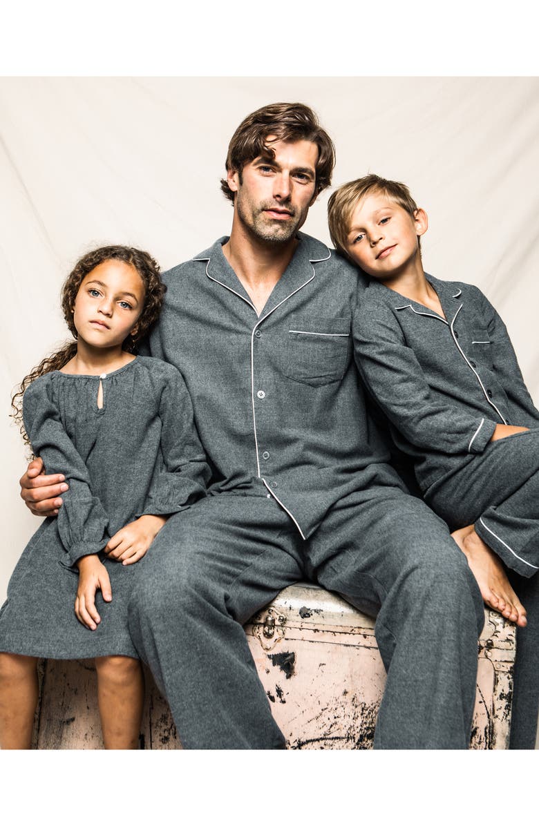 Petite Plume Men's Cotton Flannel Pajamas, Alternate, color, 