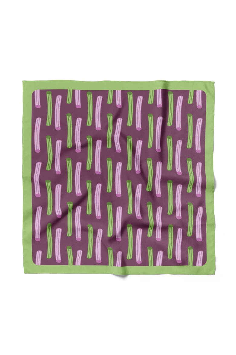 Churros Cotton Silk Bandana, Main, color, Brown