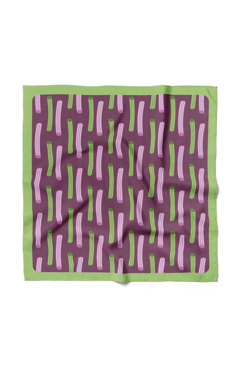 Centinelle Churros Cotton Silk Bandana, Main, color, Brown